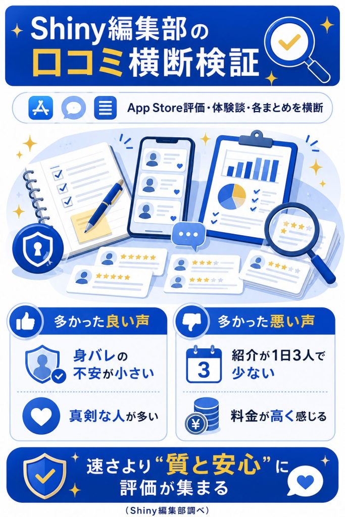 編集部が口コミを横断検証した良い声と悪い声の整理図